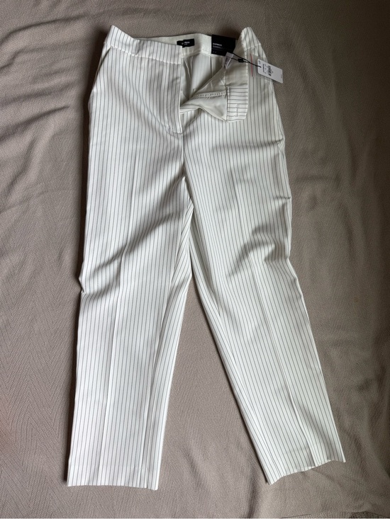 Express Pants - Express White Pinstripe Dress Pants